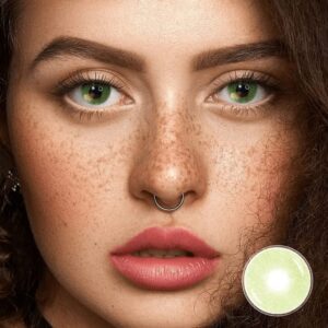 Green contacts