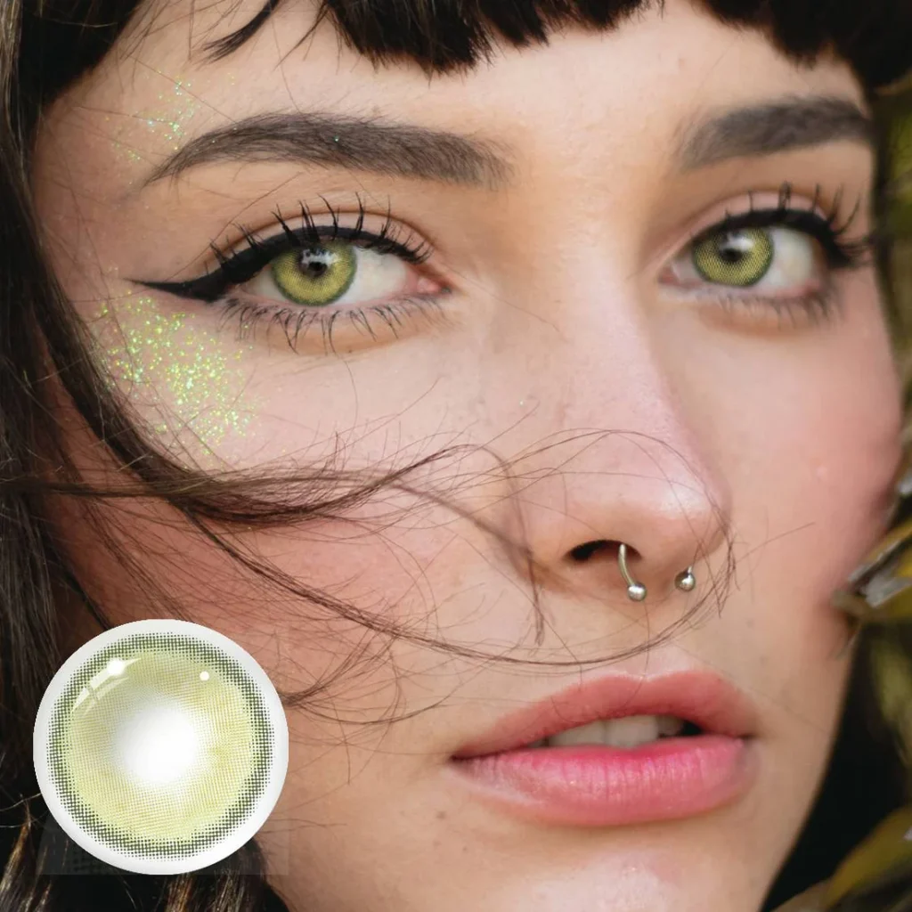 Green Colored Contacts