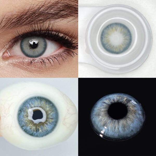 MYYEBB Lentilles de contact colorées grises Aegean Sea II 2