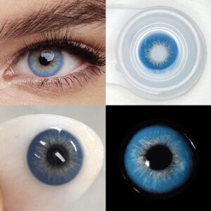 Blue contacts