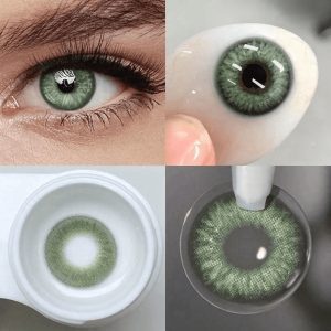 Green contacts