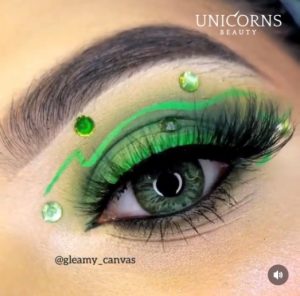 Green colored contact lenses-46