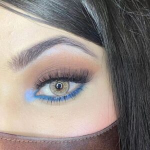 Lentes de contato marrom