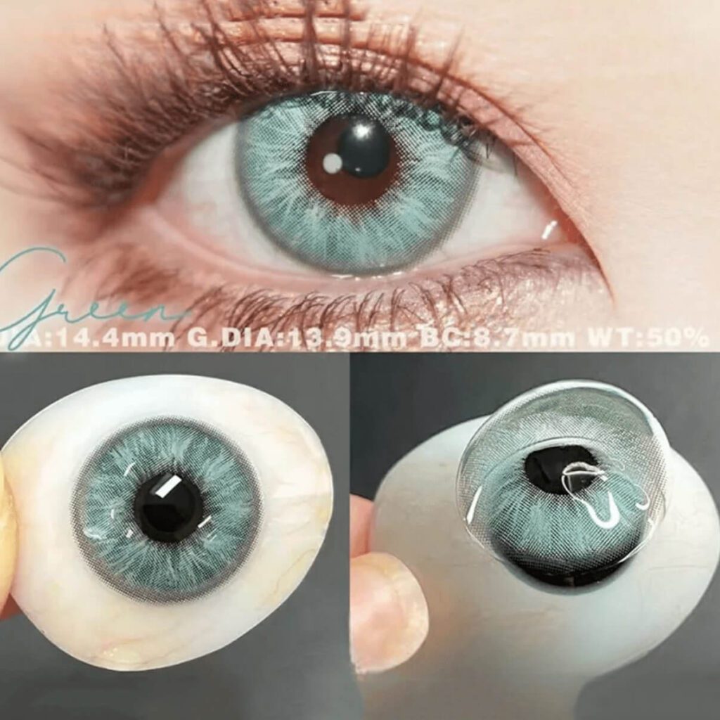 ¿Se pueden reutilizar las lentes de contacto de color?